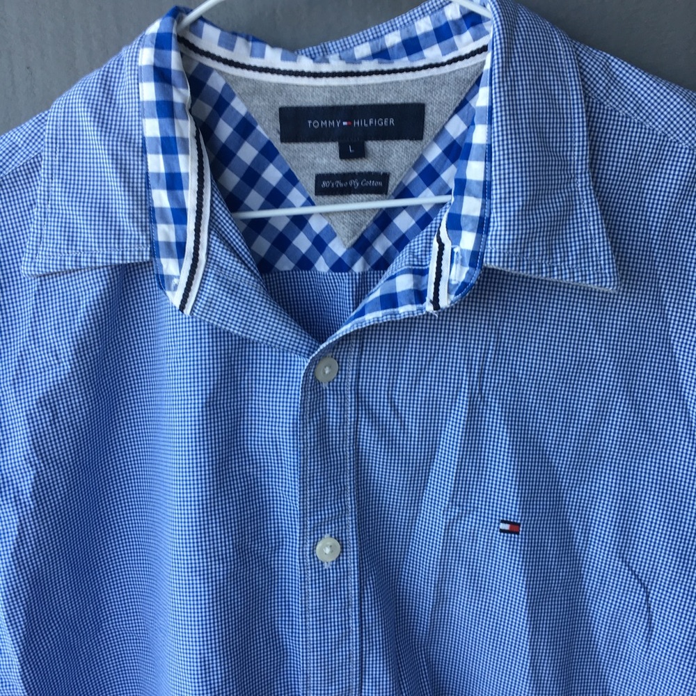 80’s two ply cotton Tommy Hilfiger shirt